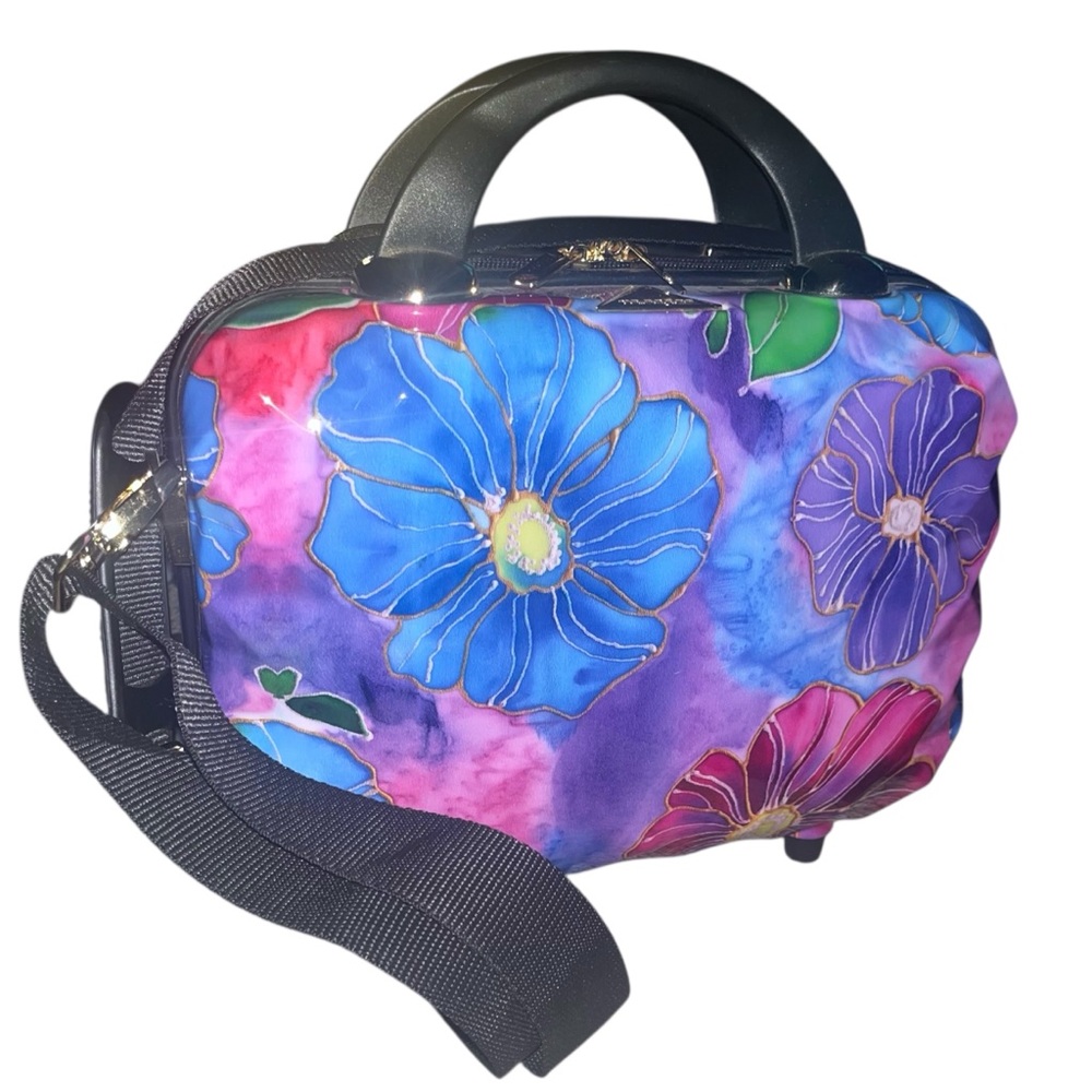 TriForce Floral Travel/Cosmetic Bag